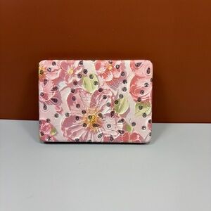 Delicate Floral Print Dual Sided Compact Mirrors
